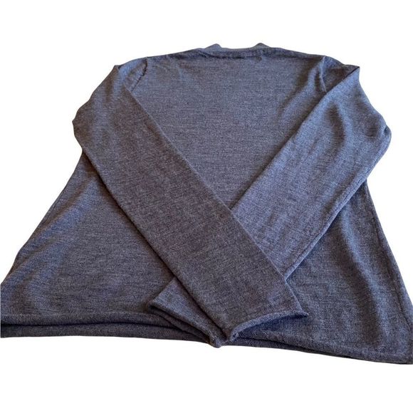 Dark Gray Max Studio Sweater with Shoulder “Rip” - Picture 12 of 12